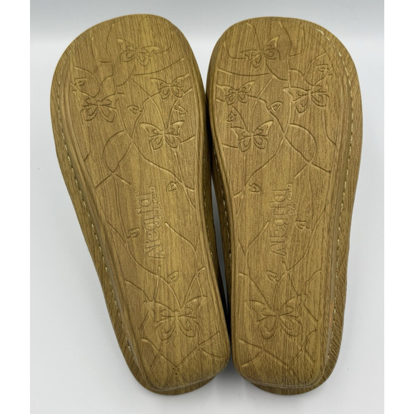 Alegria Venice Sandals Women's Size 9 (39) Gold Your Own Way Leather Comfort NIB - Picture 7 of 11